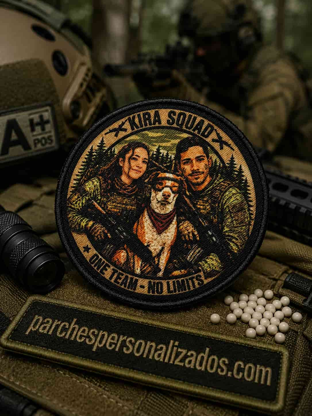 Parches personalizados para equipos de airsoft